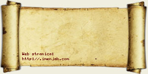 Janko Ožegović vizit kartica